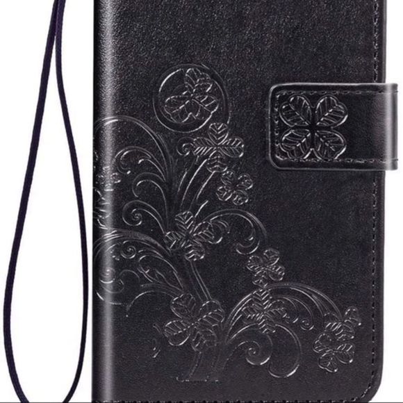 Samsung A30S Case Galaxy Case with Magnetic Closure Credit Card Slot Holder - Picture 2 of 4